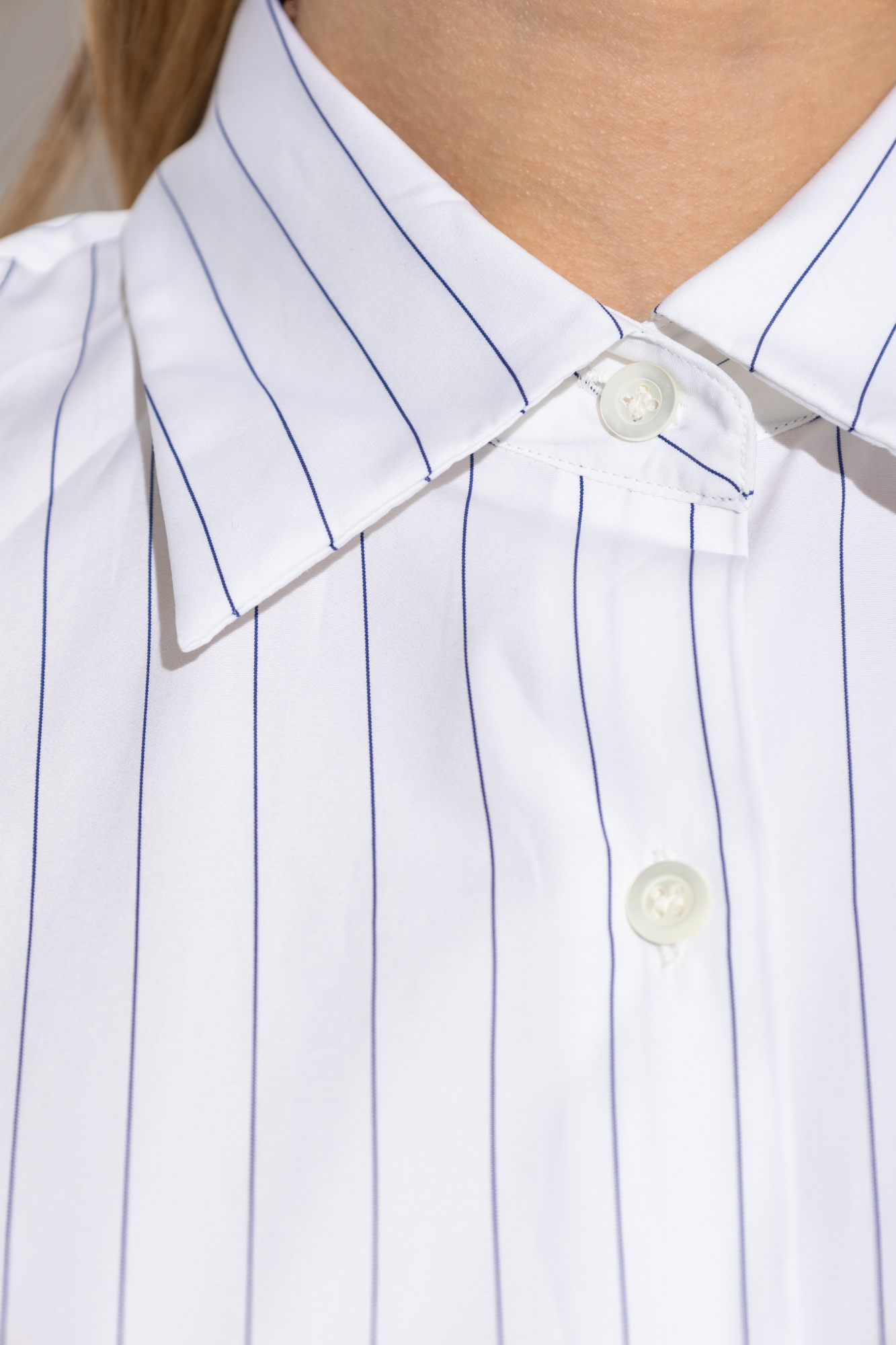 関税込【Dries Van Noten】ストライプ ボタンアップ シャツ Dries Van Noten Shirt with striped pattern | Women's